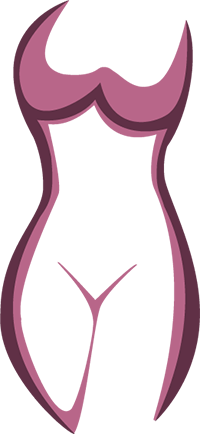 Woman's curves.
