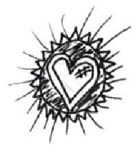 Small heart graphic.